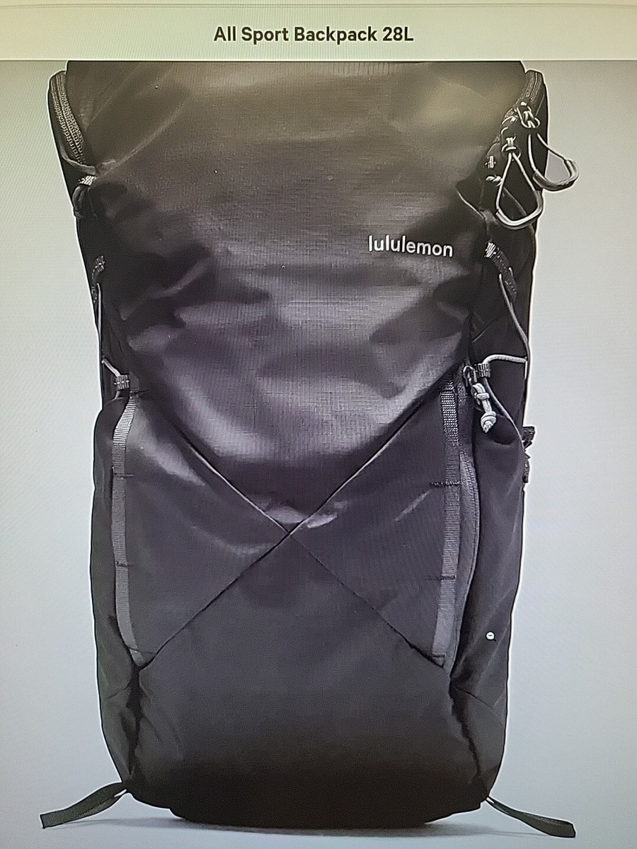 NWT Lululemon All Sport Backpack 28L OneSize Black | eBay