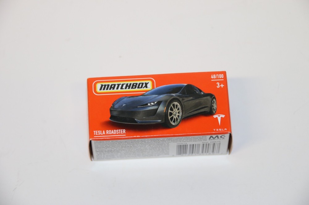 Matchbox 2022 Power Grabs Tesla Roadster - Gray - 75/100