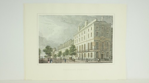Hedgerow House Verlag Lithographie Broadway NYC & Rathaus New York City - Bild 8 von 9
