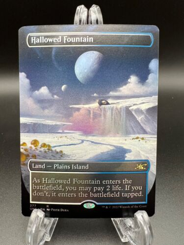 Magic - Hallowed Fountain - Borderless Foil - Unfinity - Picture 1 of 2