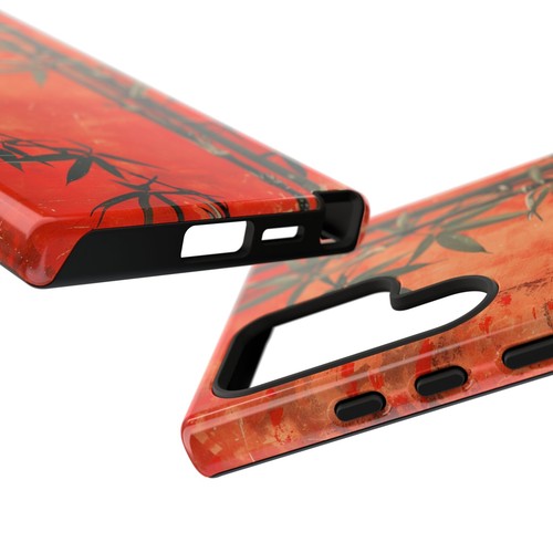 Bamboo Shoots Red - Phone Ink Case for iPhone, Galaxy, Pixel - Picture 220 of 281