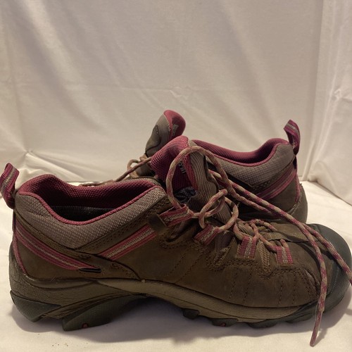 Keen Targhee II Hiking Shoes Womens Size 9.5 Brown/pink leather - Picture 9 of 9