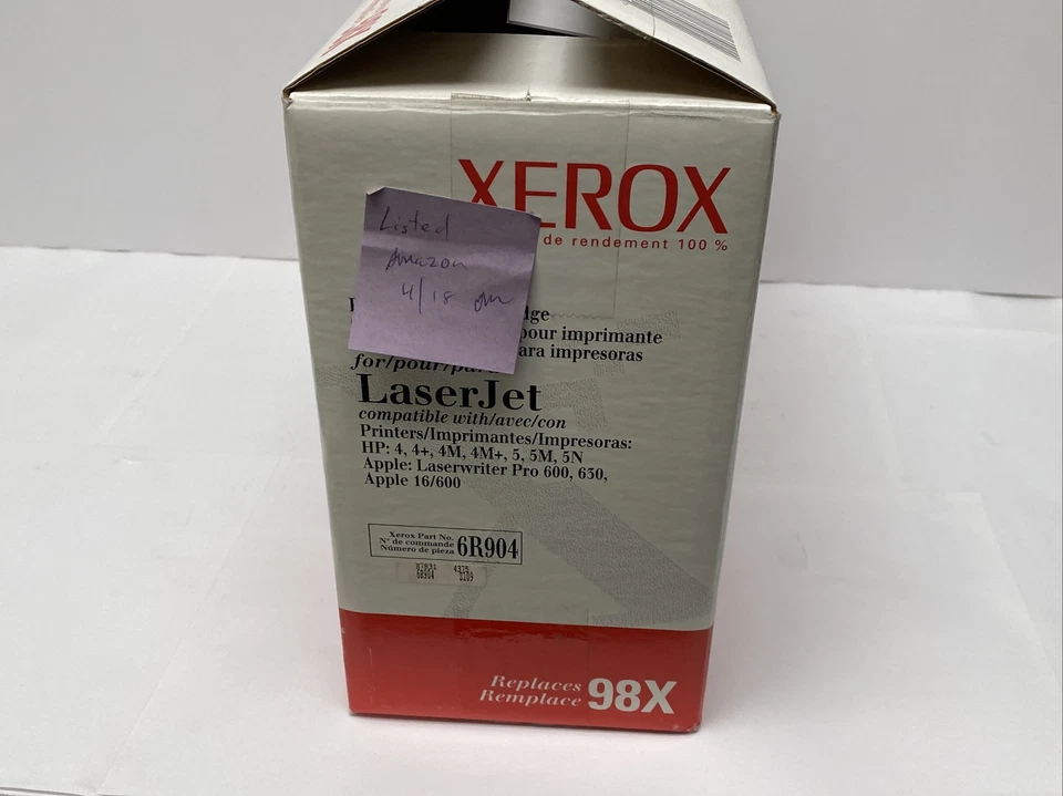  Tóner Xerox 6R904 reemplaza 98X para Laserjet 4, 4M 4M+ 5, 5M 5N Foto 4 de 4