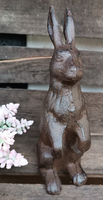 ❤️Hase Osterhase Gusseisen Rost Vintage Garten Ostern Landhaus + Neu + ❤️