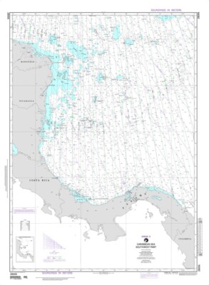 NGA Nautical Chart 28006: Caribbean Sea-Southwest Part (LORAN-C)