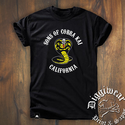 SONS OF COBRA KAI | KARATE ANARCHY Boxen KID Kung Fu M1 FAUST KULT SHIRT S-5XL
