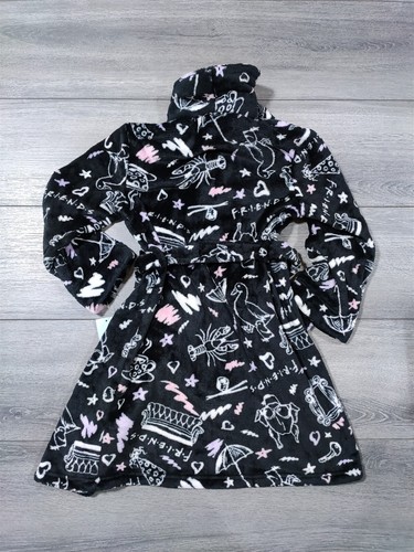 Friends Robe Girls Medium 7-8 Themed Bath Unique Warm Winter Gift - Picture 2 of 6