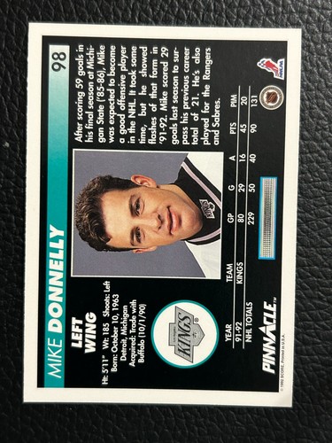 1992 -1993 Pinnacle Hockey- - - Pick A Card -#7 - #200 - Picture 102 of 188