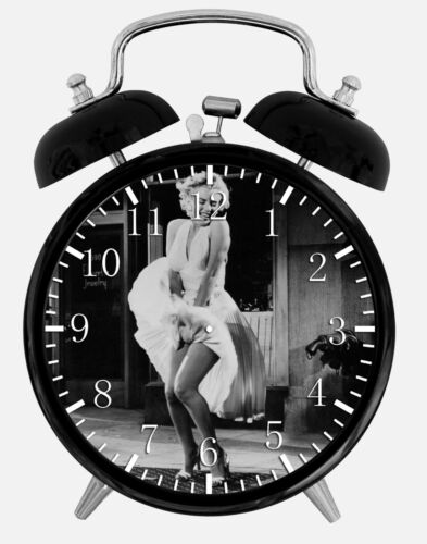 Marilyn Monroe Alarm Desk Clock 3.75" Home or Office Decor E424 Nice For Gift - Picture 1 of 1