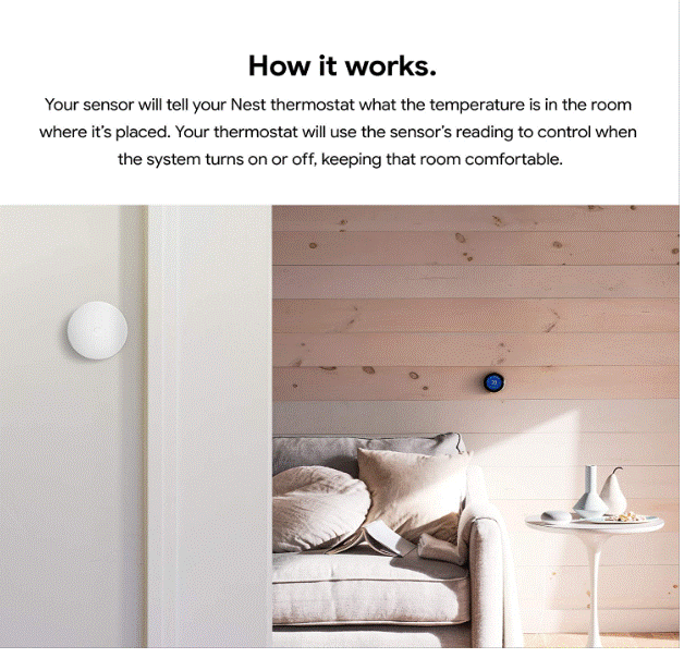 Google Nest Temperature Sensor, 3Pack eBay