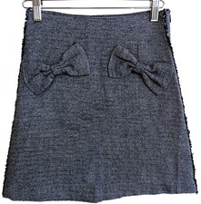 NWT France Lili Gaufrette Navy skirt size 12Y