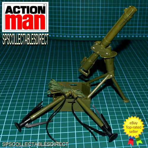 Lanzador de cuerda de trabajo completo Action Man vintage Palitoy c1972 envío gratuito Reino Unido - Imagen 11 de 18