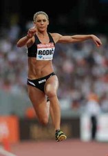 BEAUTIFUL Sneana Rodi Slovenian TRIPLE JUMPER  8X10 Photo
