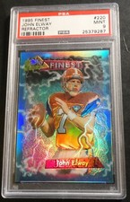 1995 JOHN ELWAY FINEST REFRACTOR  #220 BRONCOS HOF PSA 9  POP 7