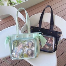 Japanese Anime Girls Ita Bag Transparent Student Handbag Shoulder Messenger Bag