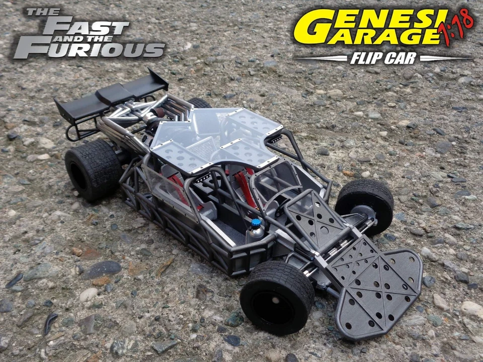 FLIP CAR 1/18 fast and furious 6 - 3D printed artisan model - Immagine 2 di 4