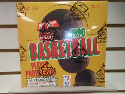 1990 90-91 Fleer Basketball JUMBO box BBCE - BEAUTIFUL, CLEAN BOX! | eBay