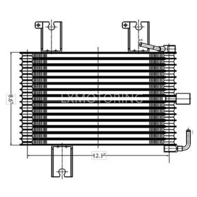 Transmission Oil Cooler for Nissan 05-19 Frontier Xterra