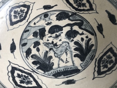Large Plate Chinese Ming Wanli Zhangzhou Kiln 29.5cm Diameter 明代万历漳州青花大盘 - Picture 4 of 13