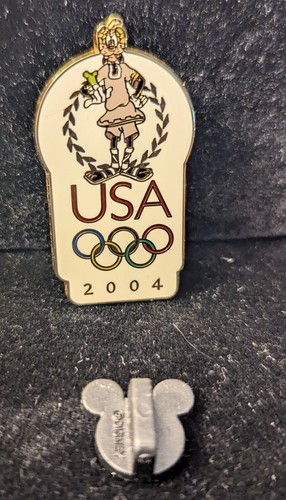 Goofy USA Olympic Logo 2004 Disney Pin