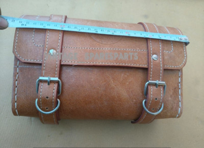 NEUE Werkzeugtasche aus reinem Leder für Indian Chief alle Motorräder VERSAND...