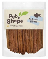 Pet 'n Shape Salmon Fillets, 16 oz - Healthy, Protein Rich Treats for Dogs