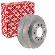 2X FEBI BREMSSCHEIBEN Ø258mm HINTEN PASSEND FÜR HYUNDAI COUPE