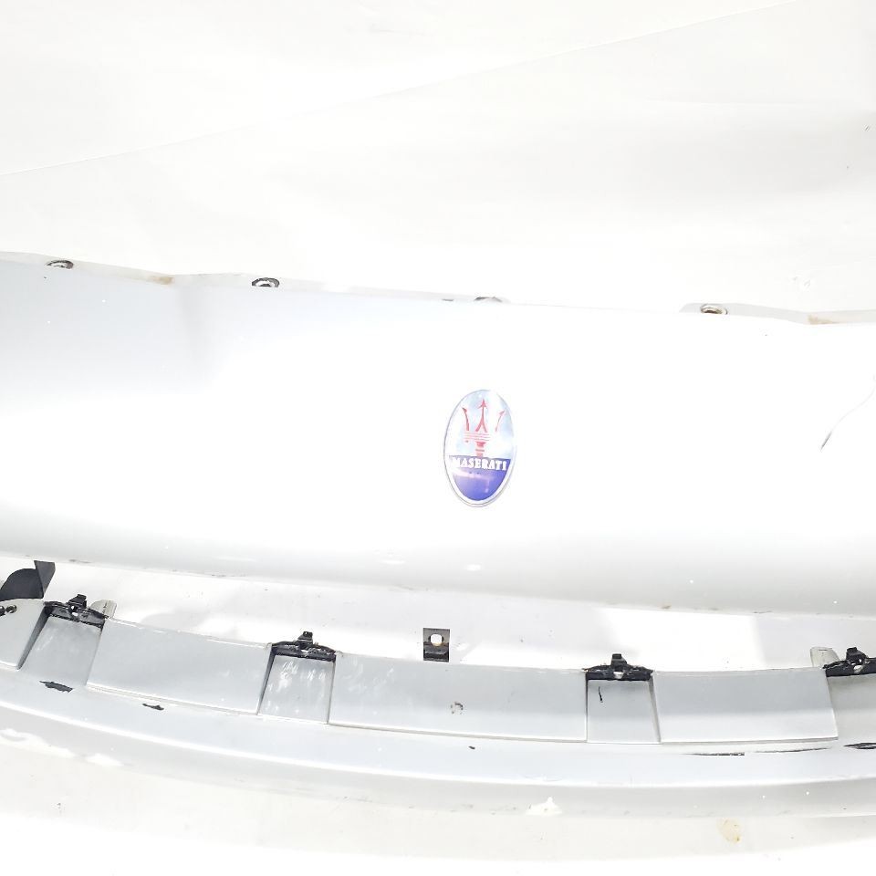 2003 Maserati Spyder Cambiocorsa OEM Silver Front Bumper Some Damage No Grille