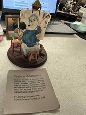 1999 Norman Rockwell The Saturday Evening Post, Triple Self Portrait