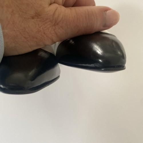 Bruno Magli Damen Weiß Marine Leder Pumps Absatz 7 AA Klassisch Italien - Bild 15 von 16