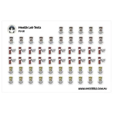 Lab Health Tests Planner Stickers