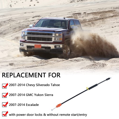 Cable de cierre de puerta de 16,5" compatible con Chevy Silverado Tahoe Yukon 2007-2014... - Imagen 6 de 7