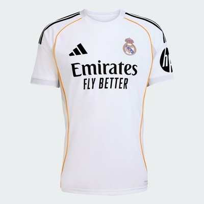 ADIDAS REAL MADRID 25/26 HOME JERSEY MENS SIZES JJ1931 WHITE COLOR