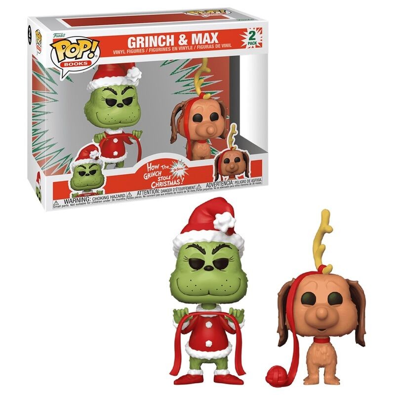 Funko pop! el grinch - pack de 2: grinch y max