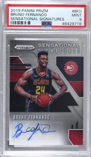 2019-20 Panini Prizm Sensational Signatures Bruno Fernando PSA 9 MINT Auto 06wv