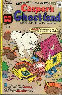 Casper's Ghostland #86 VG 1975 Stock Image Low Grade