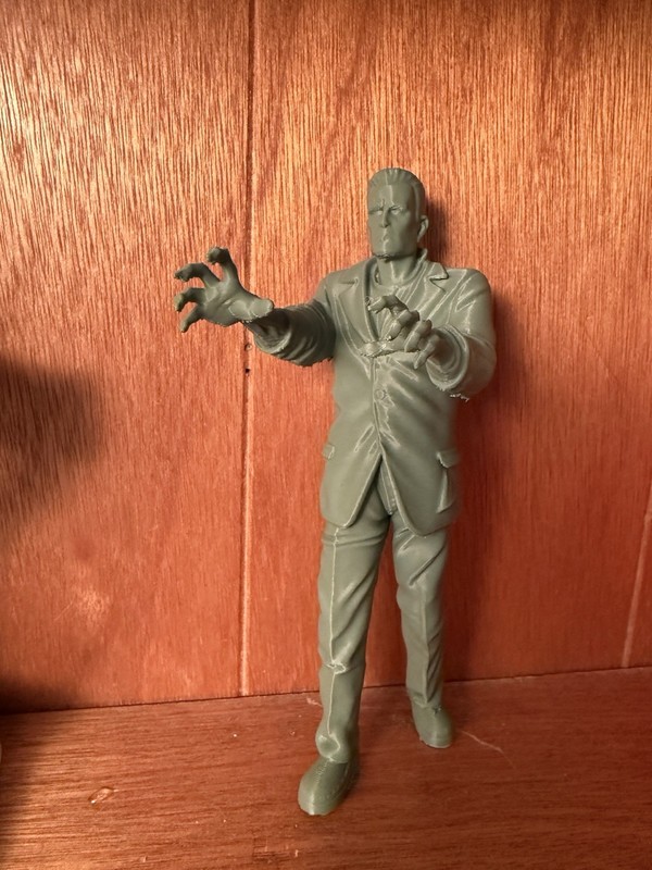 3D Printed Frankenstein Figure - 7”Tall - Monster - Cool Looking Unpainted