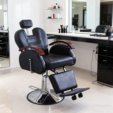 Salon Barber Chair Hydraulic Swivel Reclining Chairs Beauty Tattoo Shaving Chair