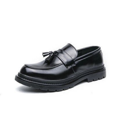 Men Tassel Loafers Fashion Casual Leather Shoes Outdoor Flat Classic Dress Shoes