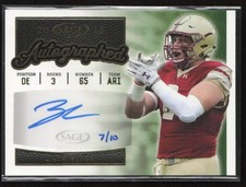 2019 Sage Autographed Football Cards 6