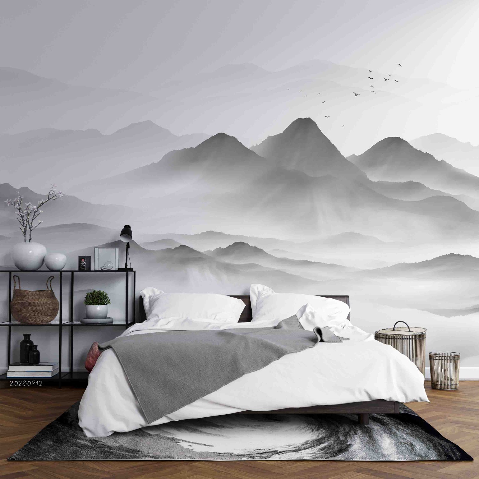 3D Chinese Style Landscape Painting Wall Murals Wallpaper Murals Wall Sticker