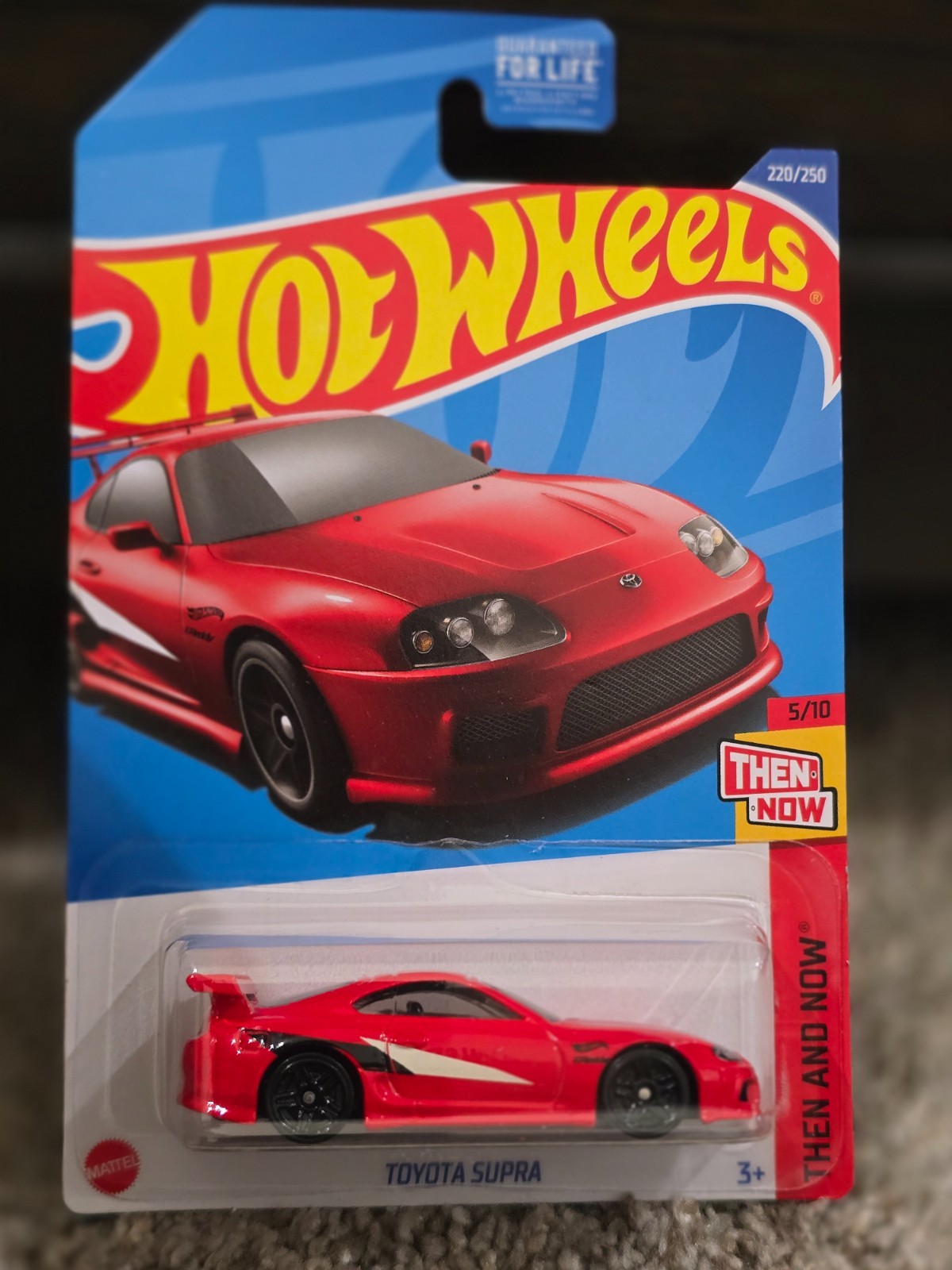 NEW 2022 Hot Wheels Toyota Supra HW Then and Now 5/10 Red