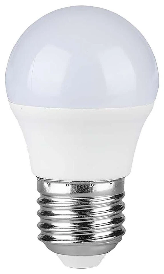 4x LED Golf Ball Light Bulbs Large Screw E27 Lamp 40W Warm White 2700k Dimmable - Image 2 of 4