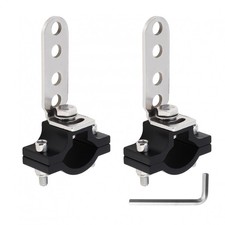 Windance 2pcs Light Bar Bracket Tube Clamp Mount Handlebar Front Fork Bumper ...