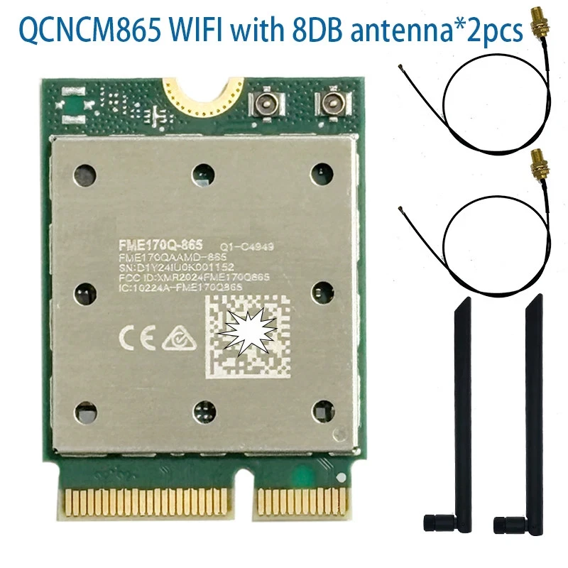 WI-FI7 BT Combo Module Bluetooth5.4 Up To 5.8 Gbps with 4K QAM,Wi-Fi 7, Wi-Fi 6E - Image 3 of 4