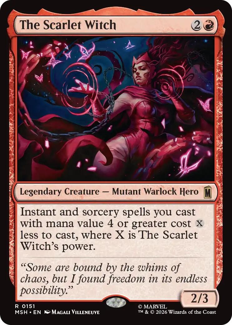 The Scarlet Witch - 151 - Marvel Super Heroes - MTG