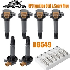 6pcs New Upgrade Dg549sp534 Ignition Coil Spark Plug Kit For Ford F150 3.5l