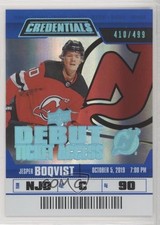 2019 Upper Deck Credentials Debut Ticket Access /499 Tier 3 Jesper Boqvist 0e3
