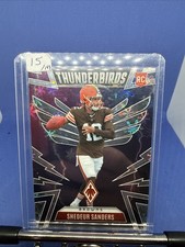 2025 Panini Phoenix - Thunderbirds Shedeur Sanders #13 Silver Winter /199 (RC)
