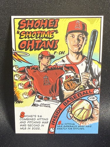 Shohei Ohtani 2023 Topps Archives 1979 Topps Comics SP #79TC-1 Dodgers MVP 🔥